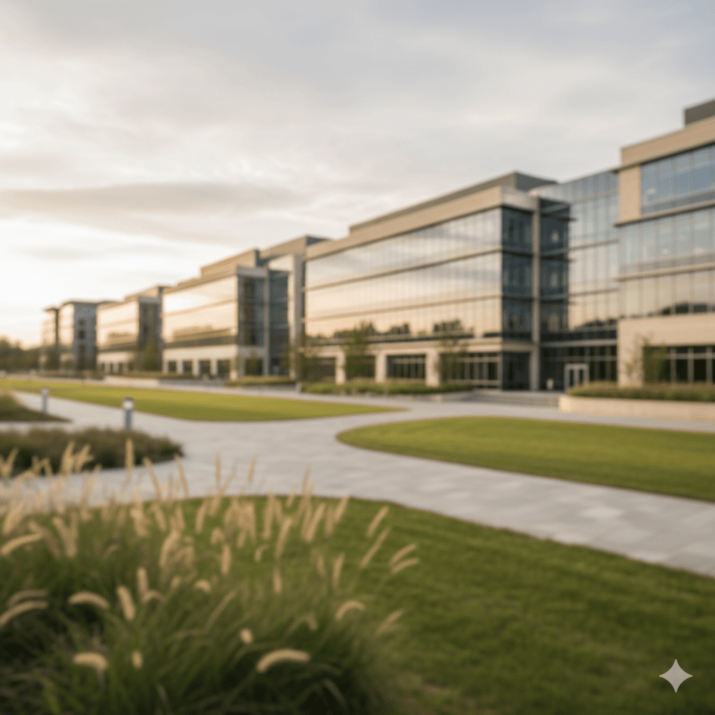 Corporate campus or professional grounds