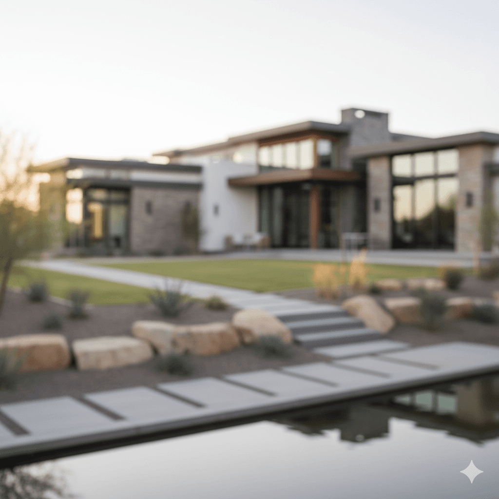 Contemporary home or property backdrop