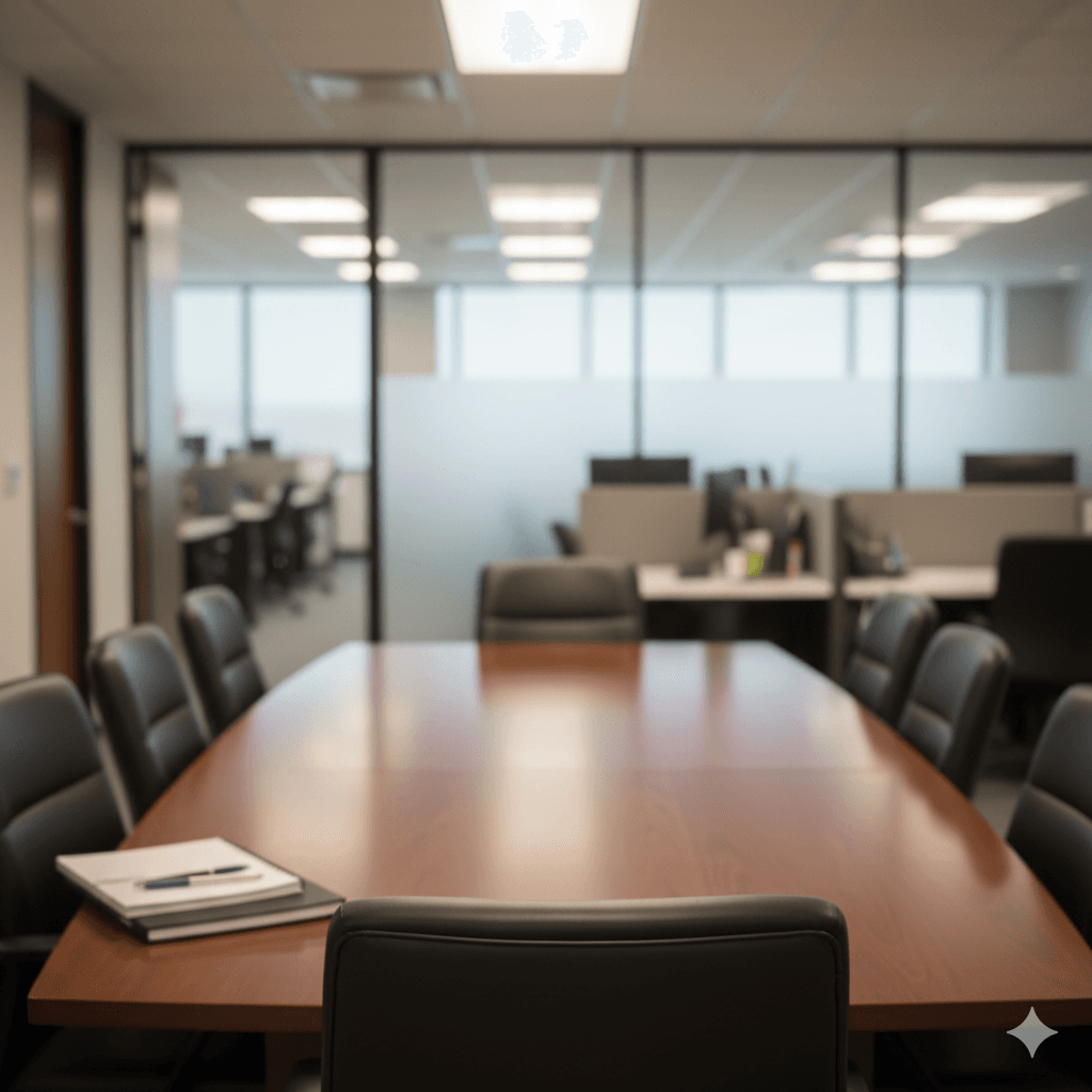 Meeting room for insurance professionals